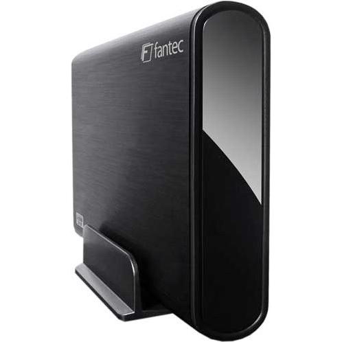 Fantec DB-ALU3 (3.5"), Festplattengehäuse, Schwarz