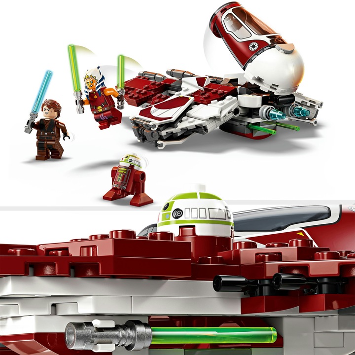 Actual product image LEGO Ahsokas Jedi Interceptor (75401, LEGO Star Wars)