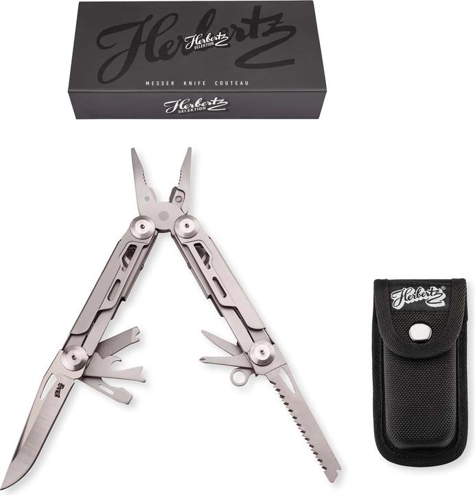 Herbertz Selektion Multitool mit Nylon-Etui (12 Functions)