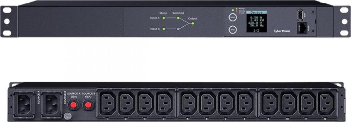 Produktbild Cyberpower PDU ATS Switch 2xIEC-C14 12xIEC-C13
