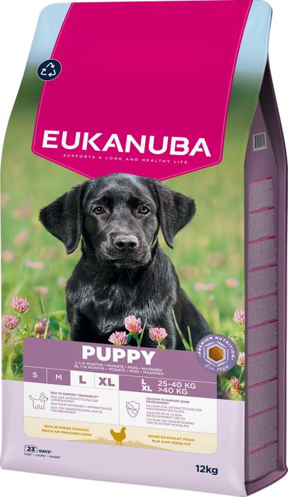Produktbild Eukanuba Growing Puppy Large Breed Huhn (Junior, 1 Stk., 12000 g)