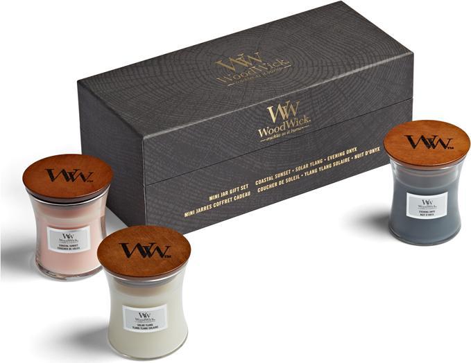 Image du produit WoodWick Coffret 3 jarres minis florales