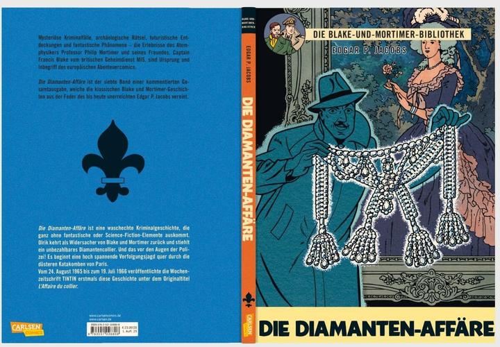 Actual product image Blake und Mortimer Bibliothek 7: Die Diamanten-Affäre (German, Edgar-Pierre Jacobs, 2025)