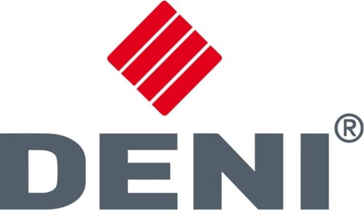 Produktbild Deni Trennwandstütze Breite 60 mm Höhe 100 - 120 mm Aluminium F1 / naturfarbig höhenverstellbar (1 Stk.)
