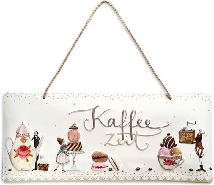 Grätz Cartello "Coffee time" 35 x 15 cm (35 x 15 cm)