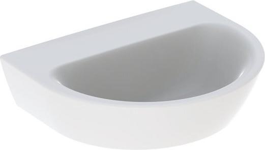 Geberit Renova Handwaschbecken, ohne Hahnloch, ohne Überlauf, Breite: 45cm (360 mm, 450 mm)