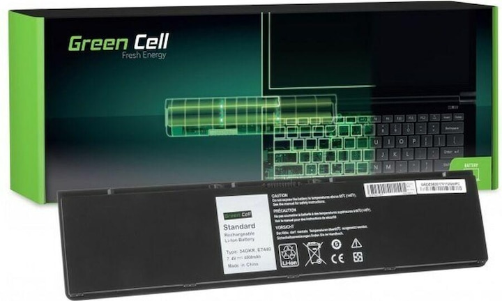 Image du produit GreenCell Batterie d'ordinateur portable pour Dell Latitude E7440 / E7450 (4 cellules, 4500 mAh)
