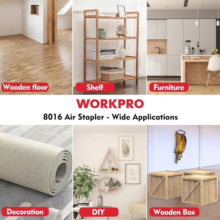 Actual product image Workpro Drucklufttacker ‎21GA/8016 (Tacker)