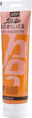 Produktbild Pebeo Studio Acrylics feine Acrylfarben (Kadmiumorange Imit, 250 ml)