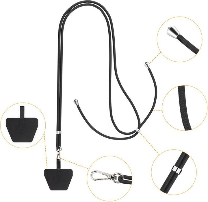 Produktbild Apfelkiste Universal Necklace Handykette Umhängeband für Schutzhülle - - (140cm)