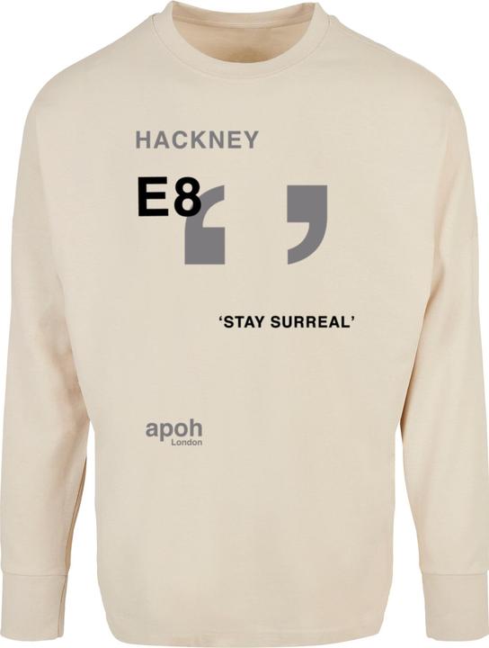 Produktbild Merchcode APOH - Surreal Hackney Slogan Oversized Longsleeve - 197667 (L)