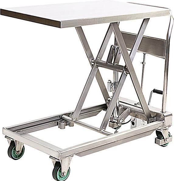 Immagine prodotto kaiserkraft Piano di sollevamento a pantografo in acciaio inox (250 kg)