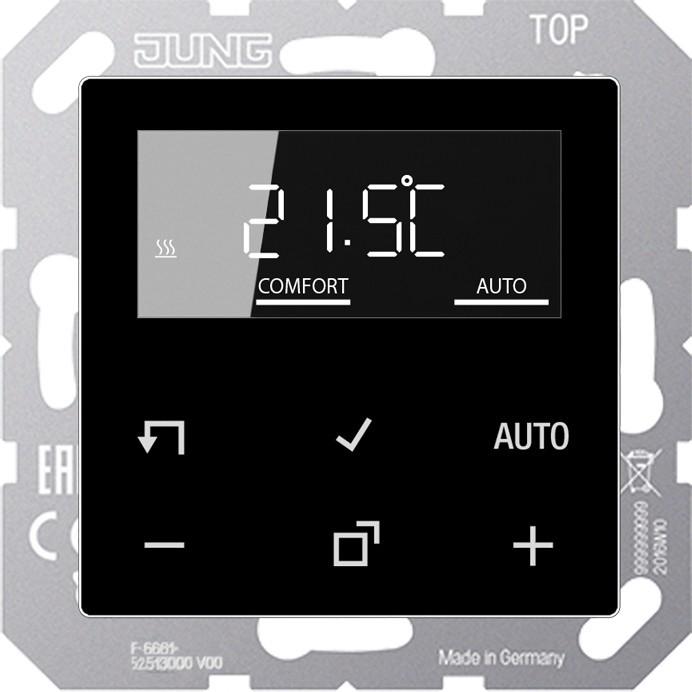 Actual product image JUNG Room temperature controller with display Standard