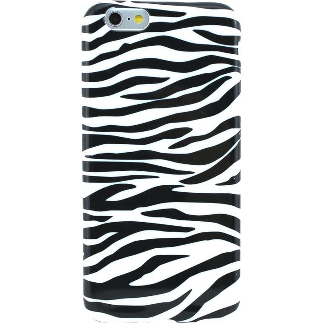 König Design Schutzhülle Handytasche Etuis TPU für Handy Apple iPhone 6 Plus Motiv Zebra Streifen Muster (Apple iPhone 6...