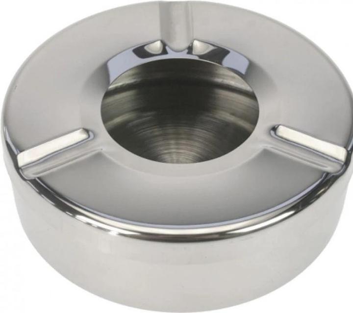 Best Choice Ashtray stainless steel 11x3.5cm