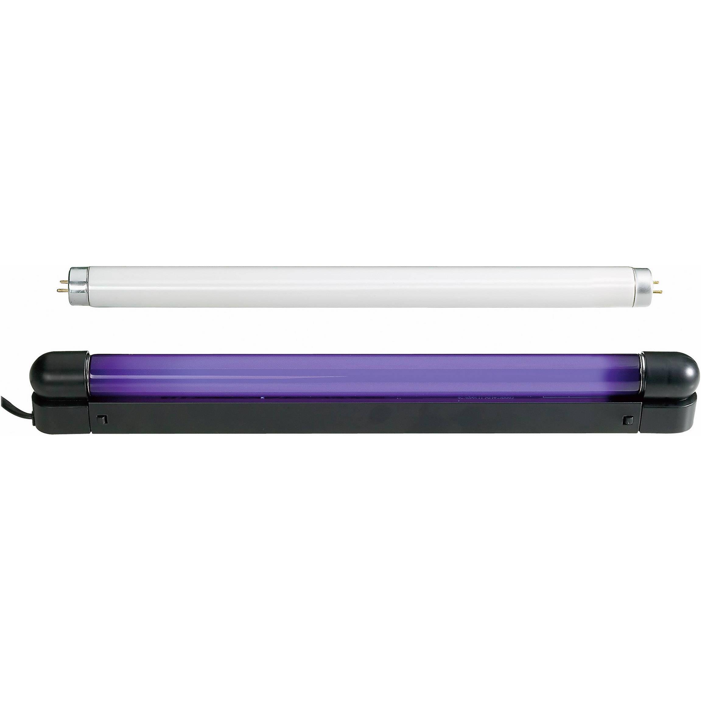 Eurolite Tubo fluorescente UV cm 18 (18 W, Lampade fluorescenti), Faro, Nero