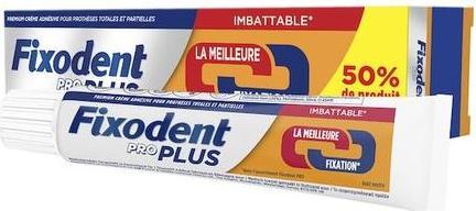 Fixodent Ich habe viel geschoben
