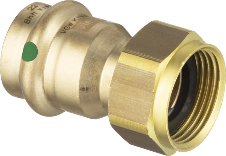 Produktbild Viega Verschraubung Sanpress 2263 35mmxG 1 1/4, RG o Sibr, fl., SC-Con. (Rohrverschraubung)