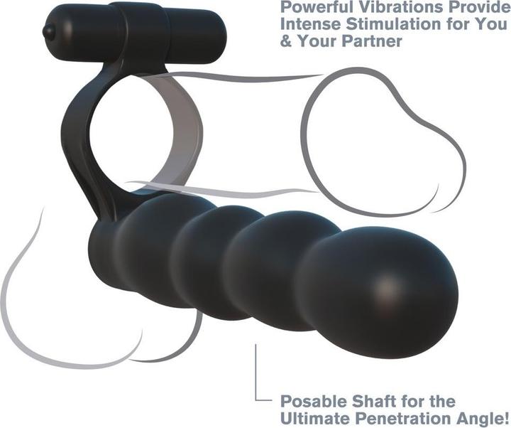 Actual product image Pipedream Posable Partner Double Penetrator (4 cm)