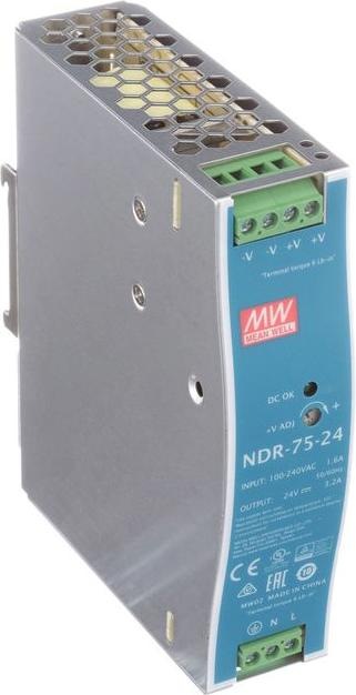 Image du produit MeanWell Bloc d'alimentation pour rail DIN (DINRail)