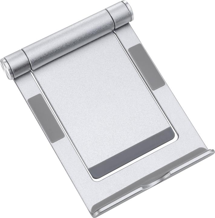 Produktbild Deltaco Sulankstomas planšečių ir telefonų stovas, aliuminis / ARM-0516