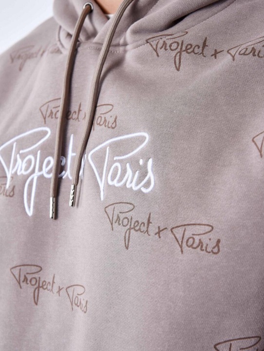 Immagine prodotto Project X Paris felpa con cappuccio stampata signature all over (XL)