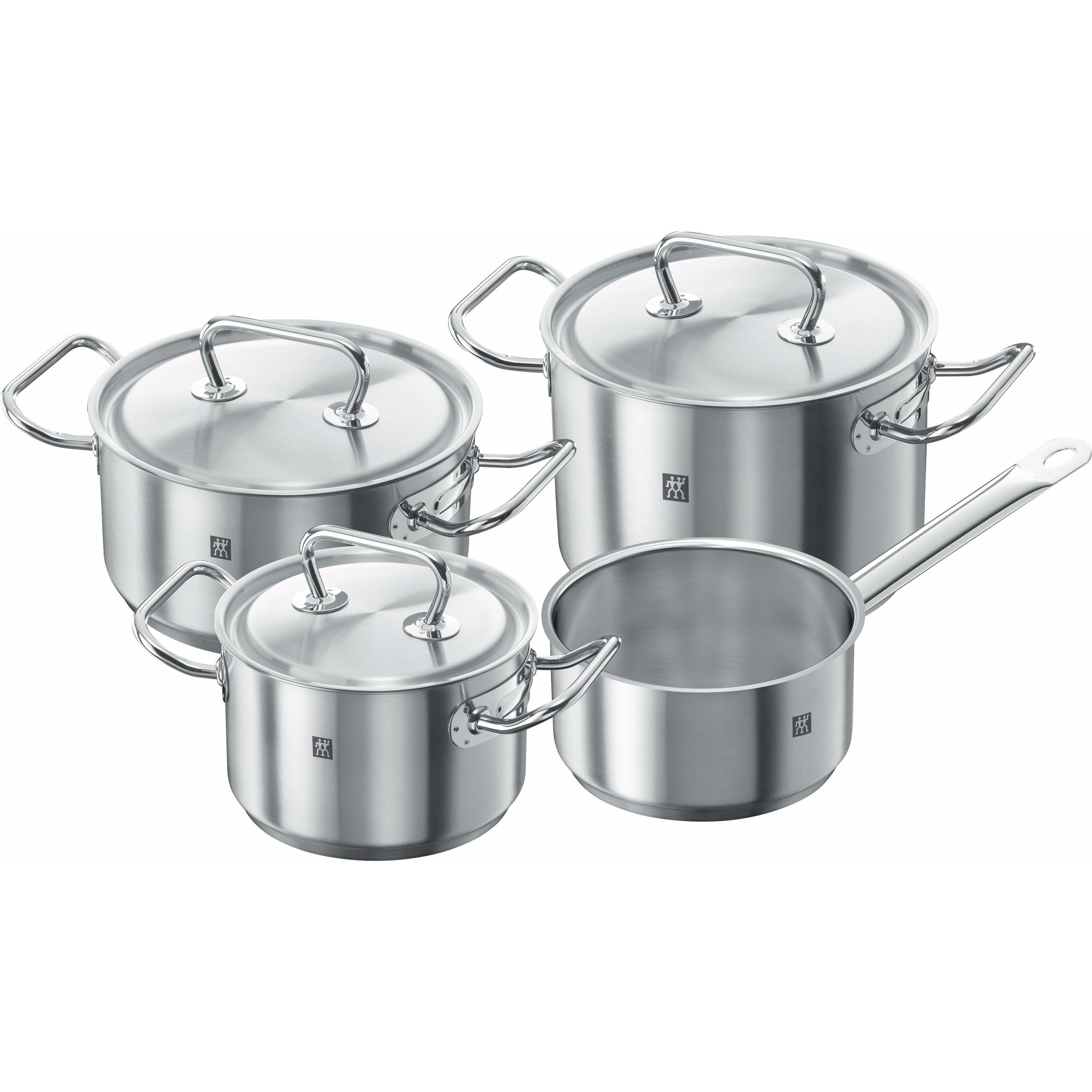 Zwilling Twin Classic, Pfanne + Kochtopf, Silber