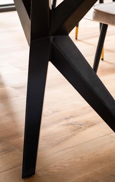 Produktbild FineBuy Schreibtisch Akazie Massivholz Bürotisch Computertisch Industrial Gross (100 x 200 x 76 cm)