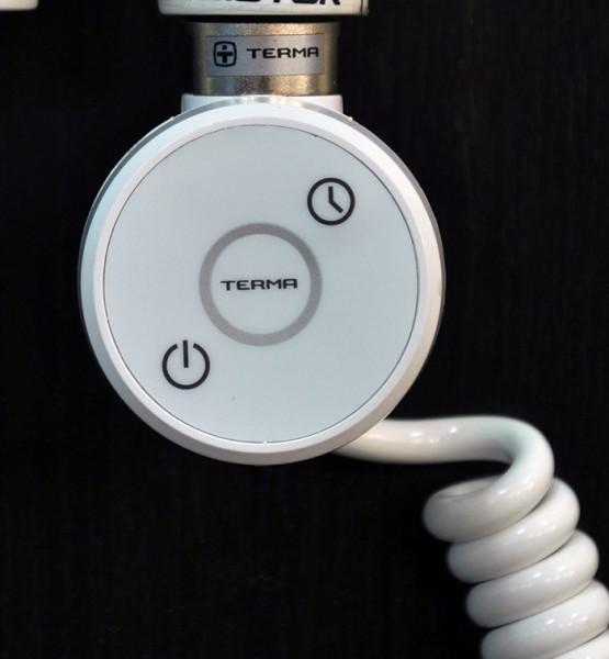 Actual product image Mert - Thermostat Regler DRY für Handtuchheizkörper, inklusive Heizpatrone 800W, Weiss