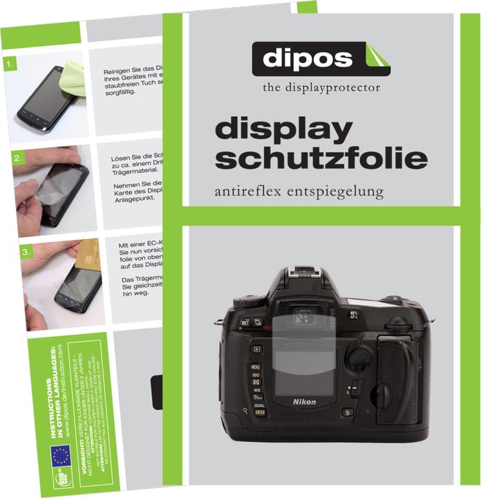 Dipos Displayschutzfolie Antireflex (Displayschutz, Nikon D70)