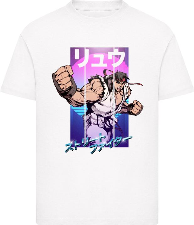 Produktbild Merchcode Kids Street Fighter - Ryu Future 80s Basic T-Shirt - 198971 (146, 152)