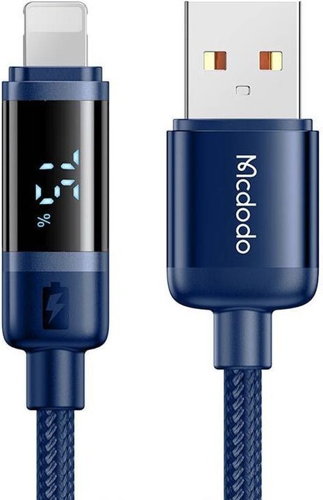 Actual product image Mcdodo CA-5001 USB-A to Lightning cable, 100W, 1.2m (blue) (1.20 m)