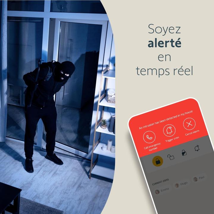 Actual product image somfy 1870469 1870469 WLAN IP Surveillance Camera Set 1920 x 1080 Pixel (1920 x 1080 Pixels)