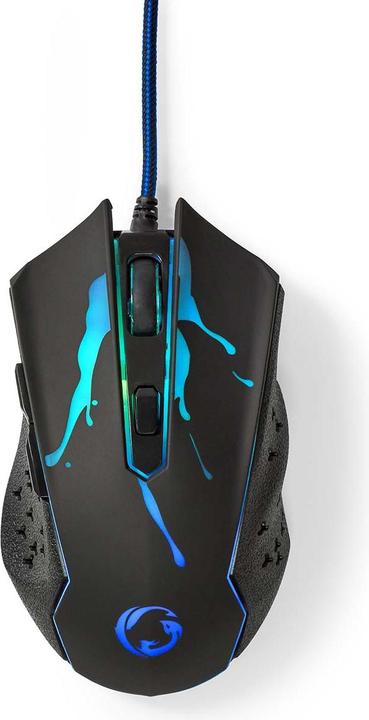 Actual product image Nedis Gaming Mouse | Wired | 1200 / 1800 / 2400 / 3600 dpi | Adjustable DPI | Number of buttons: 6 (Cable)