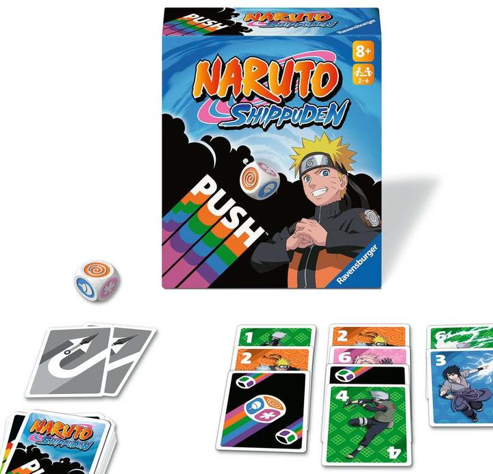 Produktbild Ravensburger Naruto Shippuden PUSH (Deutsch, Englisch, Französisch, Italienisch, Niederländisch, Portugiesisch, Spanisch, 2 - 6 Spieler)
