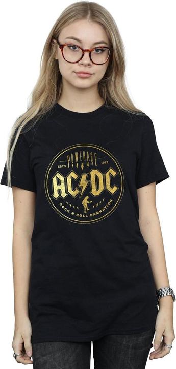 Produktbild AC/DC Rock N Roll Damnation Baumwolle Boyfriend TShirt (L)