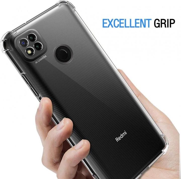 Produktbild Screenguard Xiaomi Redmi 9C Hülle Crystal Soft Airbag Bumper (Xiaomi Redmi 9C)