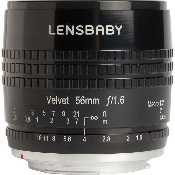 Lensbaby Velvet 56mm, f/1.6 pour Canon (Canon EF, Plein format)