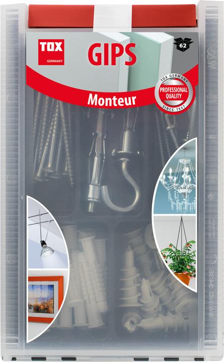 Actual product image Tox Hohlraum-Sortiment Monteur Gips (62 pcs.)
