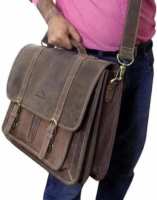 Produktbild Alpenleder Notebooktasche Ohio Koffee 15 (15", Universal)