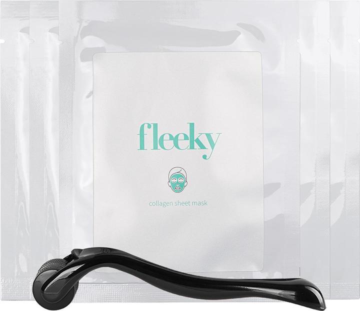Immagine prodotto Fleeky Maschera in fogli di collagene con dermaroller a 540 aghi