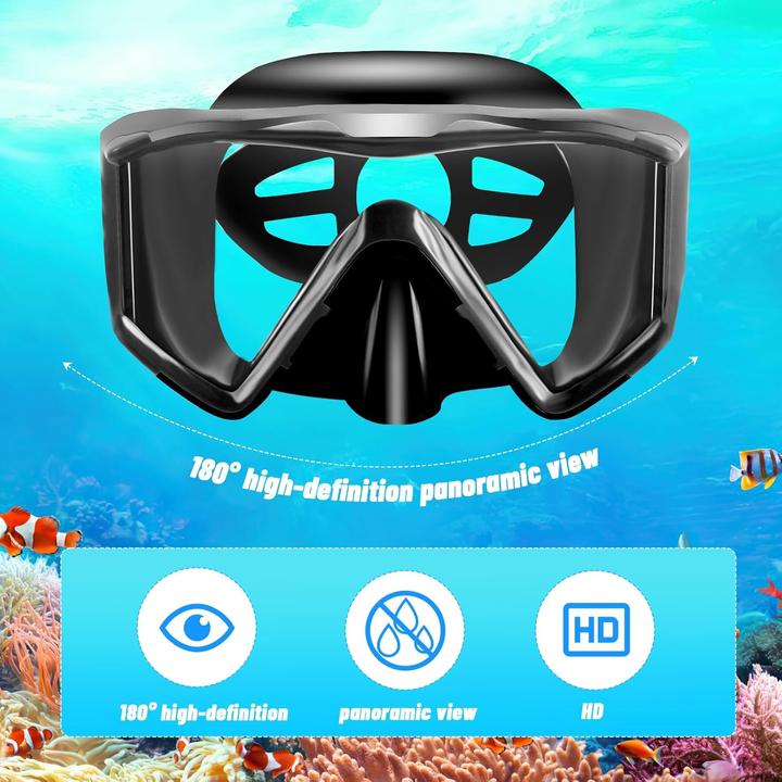 Actual product image Collazoey Schnorchelset mit Tauchmaske und Dry Schnorchel