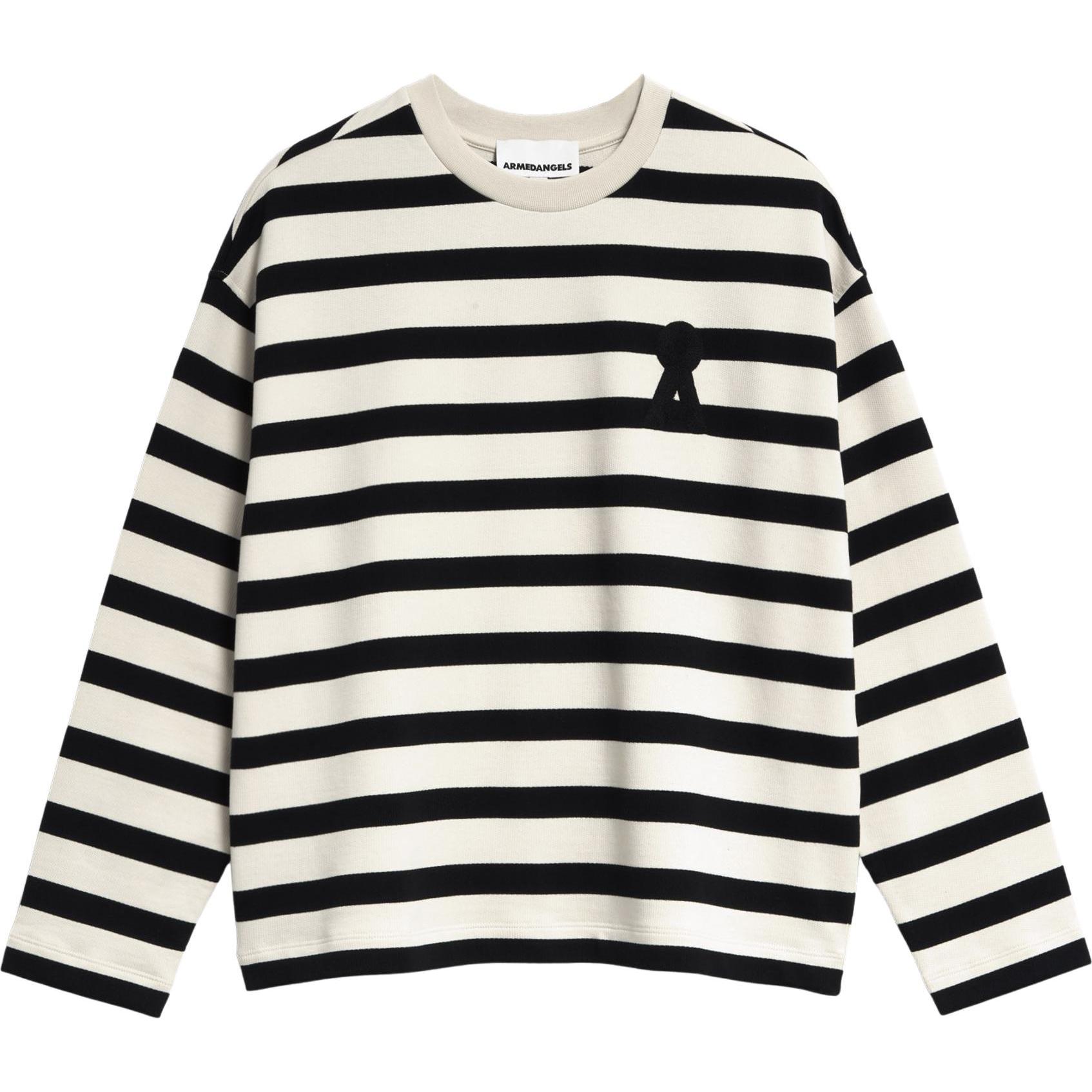 Armedangels, Damen, Pullover, Women's Frankaa Maarlen Bold, Weiss, (XL)