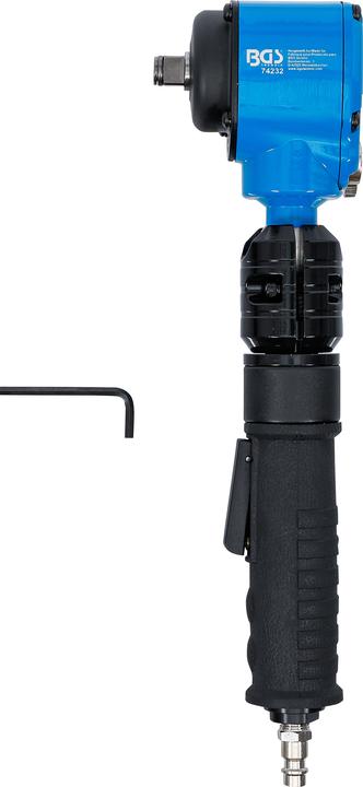 Produktbild BGS Druckluft-Schlagschrauber abgewinkelt mit dreh- und neigbarem Kopf 12,5 mm (1/2") 650 Nm (Schlagschrauber)
