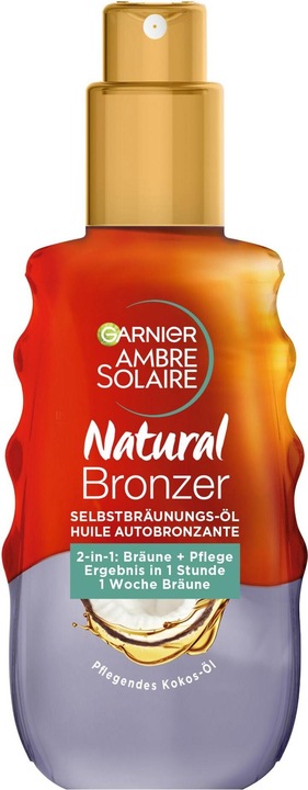 Garnier Ambre Solaire Natural Bronzer 2-in-1 (Selbstbräunungsöl, 150 ml)