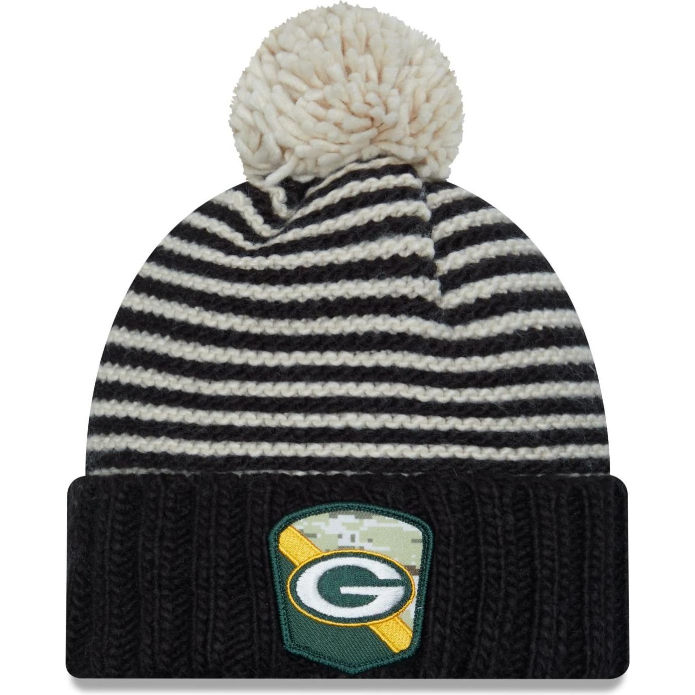 New Era, Damen, Mütze, Salute to Service Damen Mütze - Green Bay Packers, Beige