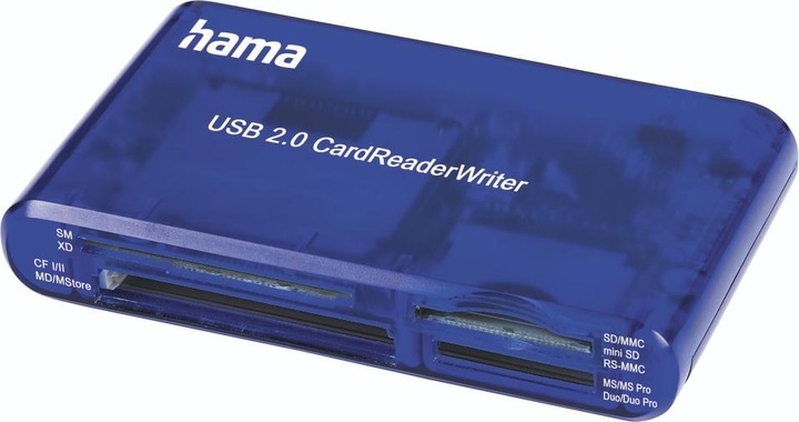 Immagine prodotto Hama Lettore di schede multiple USB 2.0 35in1 (USB 2.0)
