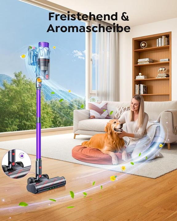 Produktbild Powerffy Kabelloser Akkustaubsauger mit Aromatherapie