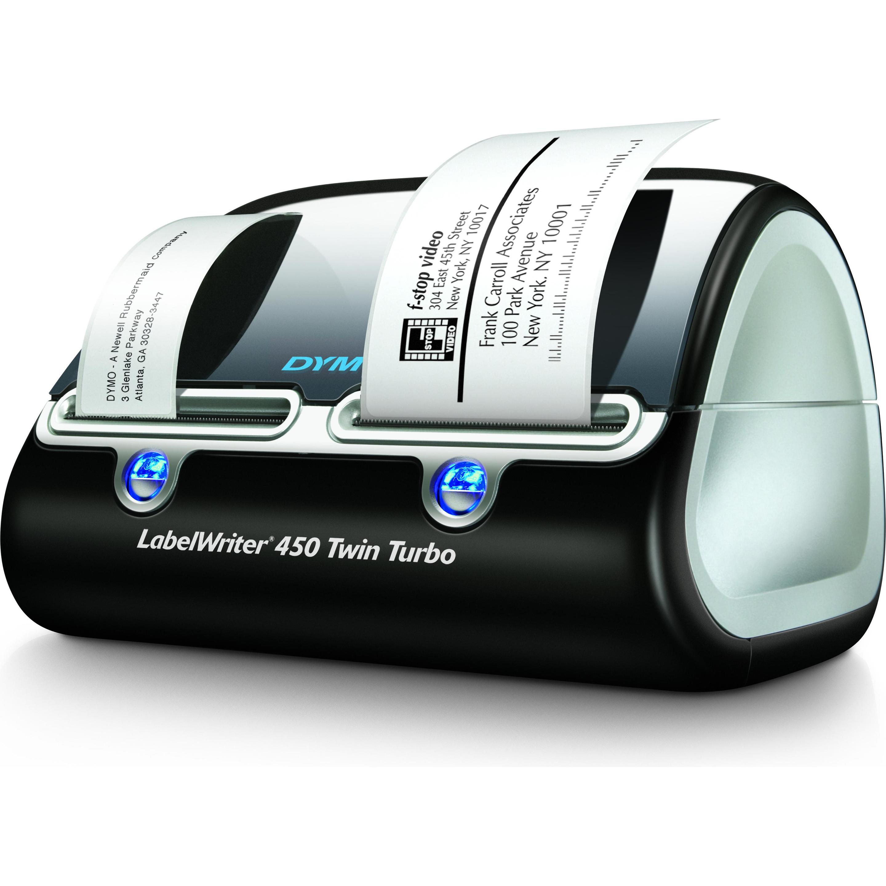 Dymo Labelwriter 450 Twin Turbo (300 dpi), Etikettendrucker, Schwarz, Silber