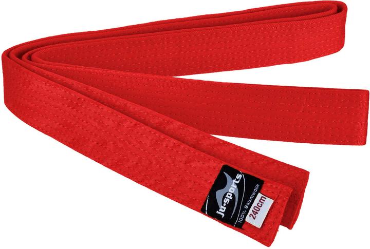 Actual product image Ju-Sports Budo belt red